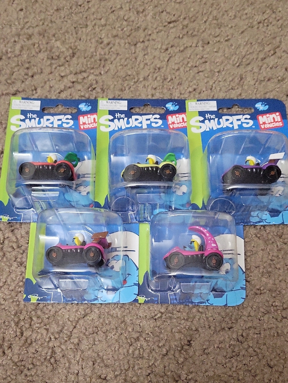 The SMURFS Smurfette In 5 Mini Vehicles